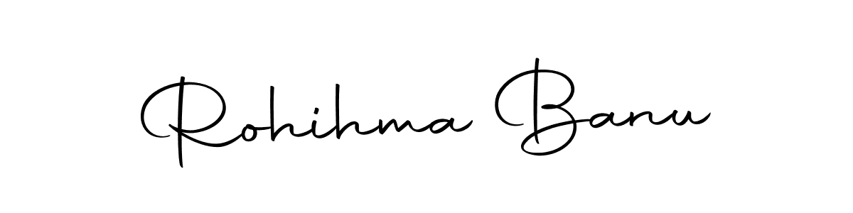 It looks lik you need a new signature style for name Rohihma Banu. Design unique handwritten (Autography-DOLnW) signature with our free signature maker in just a few clicks. Rohihma Banu signature style 10 images and pictures png