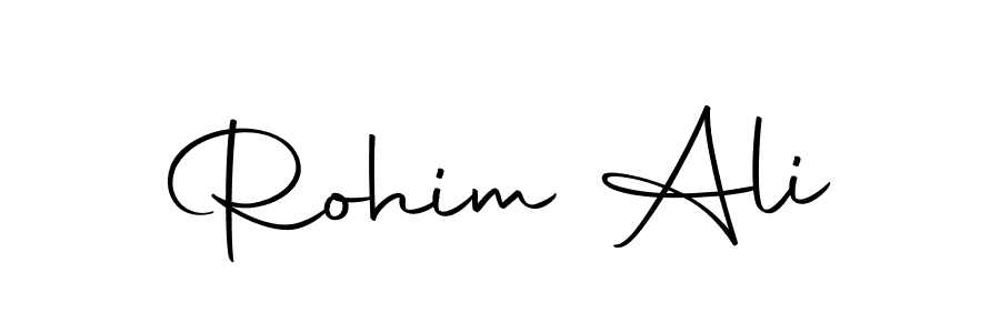 Rohim Ali stylish signature style. Best Handwritten Sign (Autography-DOLnW) for my name. Handwritten Signature Collection Ideas for my name Rohim Ali. Rohim Ali signature style 10 images and pictures png