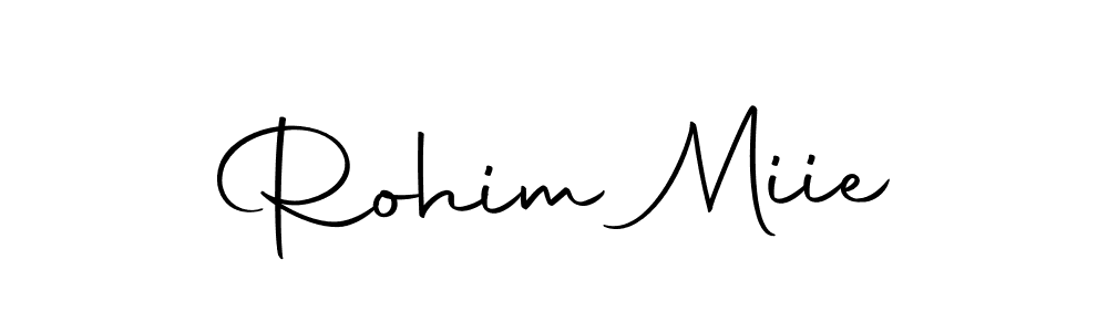 How to Draw Rohim Miie signature style? Autography-DOLnW is a latest design signature styles for name Rohim Miie. Rohim Miie signature style 10 images and pictures png