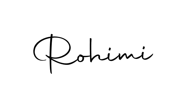 Create a beautiful signature design for name Rohimi. With this signature (Autography-DOLnW) fonts, you can make a handwritten signature for free. Rohimi signature style 10 images and pictures png