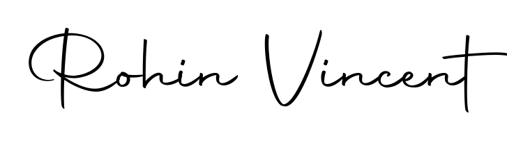 Generate high-definition signature styles for Rohin Vincent. The Autography-DOLnW typeface ensures crisp legibility and sophisticated design. Rohin Vincent signature style 10 images and pictures png