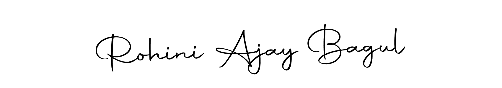 Similarly Autography-DOLnW is the best handwritten signature design. Signature creator online .You can use it as an online autograph creator for name Rohini Ajay Bagul. Rohini Ajay Bagul signature style 10 images and pictures png