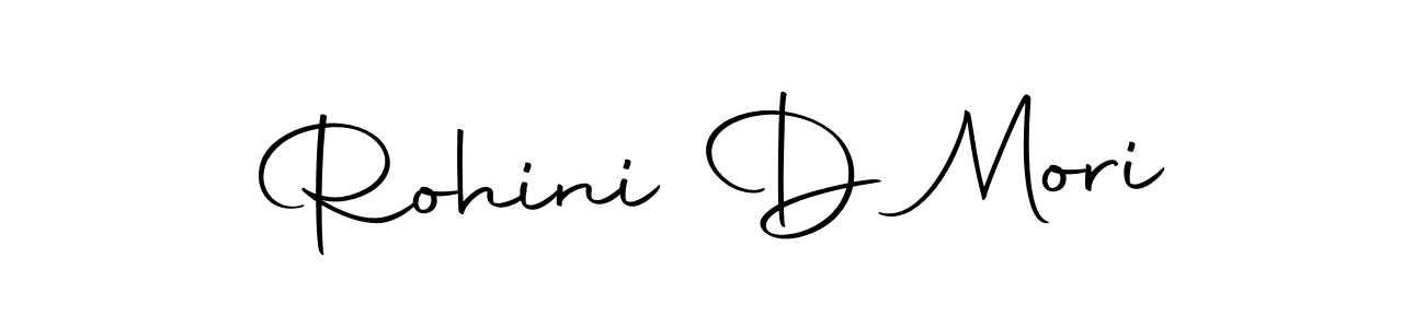 Make a beautiful signature design for name Rohini D Mori. Use this online signature maker to create a handwritten signature for free. Rohini D Mori signature style 10 images and pictures png