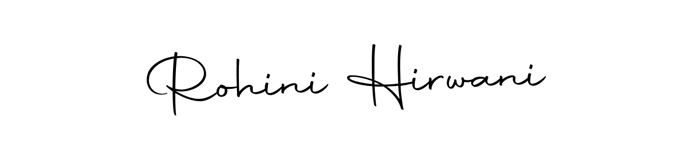 Use a signature maker to create a handwritten signature online. With this signature software, you can design (Autography-DOLnW) your own signature for name Rohini Hirwani. Rohini Hirwani signature style 10 images and pictures png