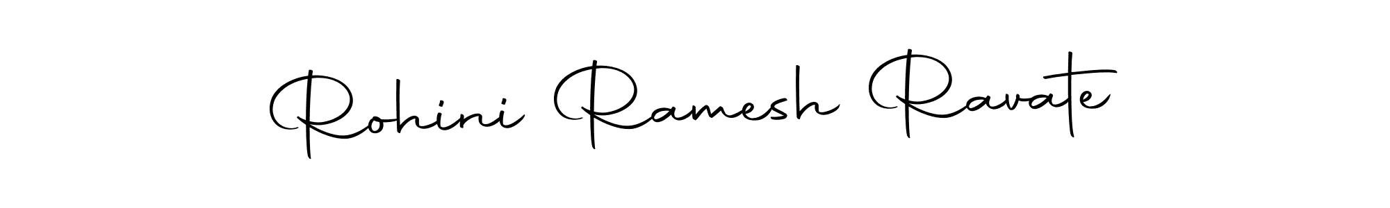 Rohini Ramesh Ravate stylish signature style. Best Handwritten Sign (Autography-DOLnW) for my name. Handwritten Signature Collection Ideas for my name Rohini Ramesh Ravate. Rohini Ramesh Ravate signature style 10 images and pictures png