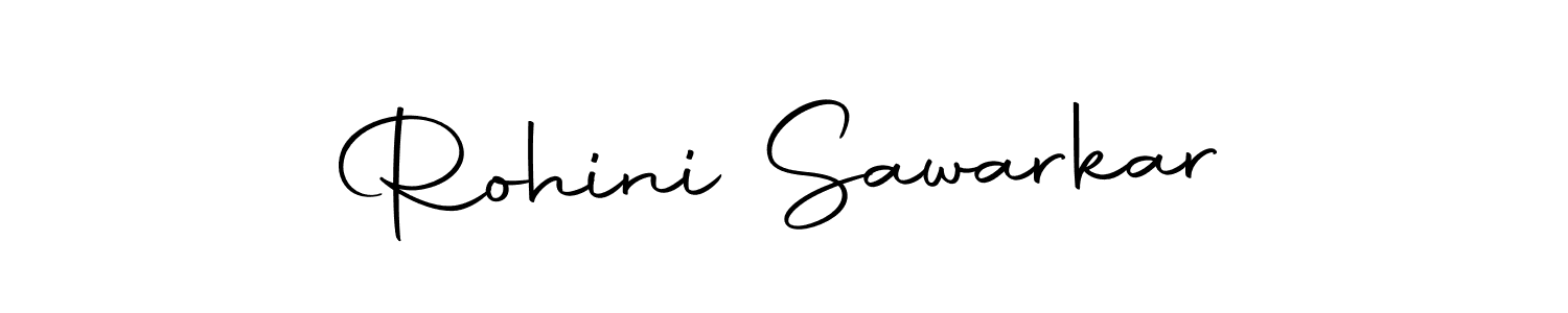 Create a beautiful signature design for name Rohini Sawarkar. With this signature (Autography-DOLnW) fonts, you can make a handwritten signature for free. Rohini Sawarkar signature style 10 images and pictures png