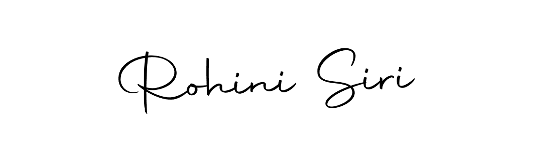 Use a signature maker to create a handwritten signature online. With this signature software, you can design (Autography-DOLnW) your own signature for name Rohini Siri. Rohini Siri signature style 10 images and pictures png