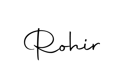 How to make Rohir name signature. Use Autography-DOLnW style for creating short signs online. This is the latest handwritten sign. Rohir signature style 10 images and pictures png