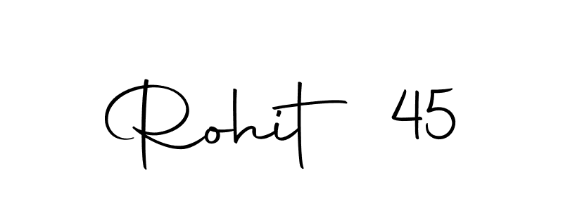 Make a beautiful signature design for name Rohit 45. With this signature (Autography-DOLnW) style, you can create a handwritten signature for free. Rohit 45 signature style 10 images and pictures png