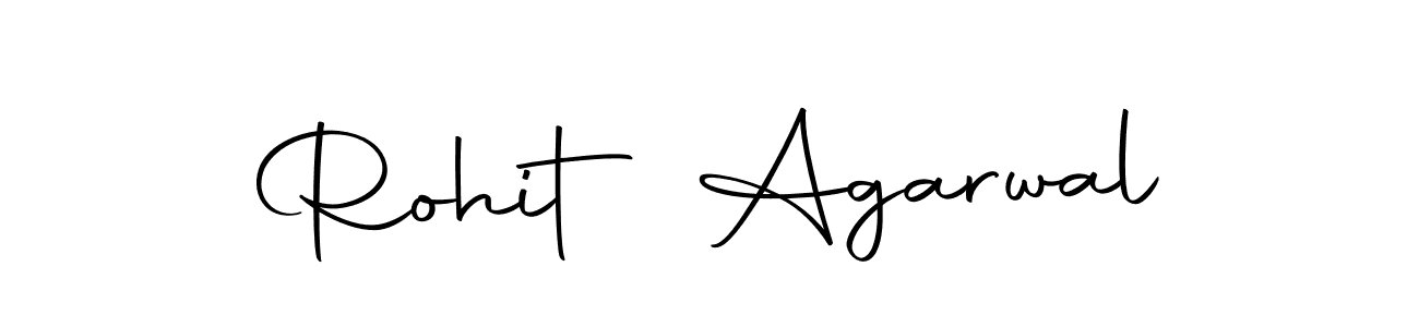 Design your own signature with our free online signature maker. With this signature software, you can create a handwritten (Autography-DOLnW) signature for name Rohit Agarwal. Rohit Agarwal signature style 10 images and pictures png