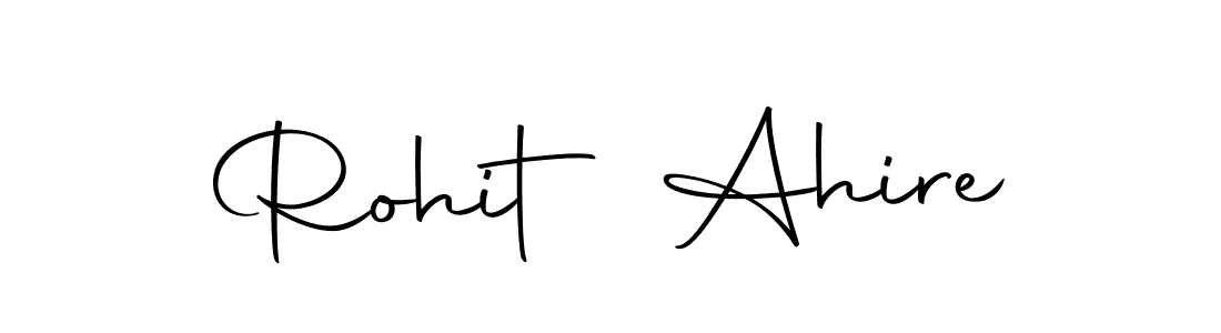 How to make Rohit Ahire signature? Autography-DOLnW is a professional autograph style. Create handwritten signature for Rohit Ahire name. Rohit Ahire signature style 10 images and pictures png