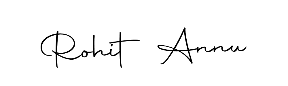 Create a beautiful signature design for name Rohit Annu. With this signature (Autography-DOLnW) fonts, you can make a handwritten signature for free. Rohit Annu signature style 10 images and pictures png