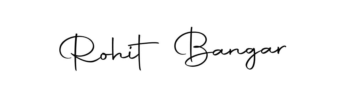 The best way (Autography-DOLnW) to make a short signature is to pick only two or three words in your name. The name Rohit Bangar include a total of six letters. For converting this name. Rohit Bangar signature style 10 images and pictures png