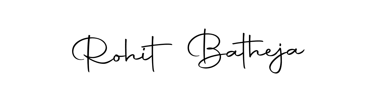 How to make Rohit Batheja signature? Autography-DOLnW is a professional autograph style. Create handwritten signature for Rohit Batheja name. Rohit Batheja signature style 10 images and pictures png