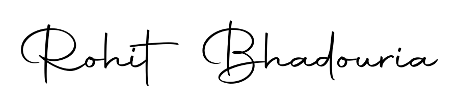 You should practise on your own different ways (Autography-DOLnW) to write your name (Rohit Bhadouria) in signature. Don't let someone else do it for you. Rohit Bhadouria signature style 10 images and pictures png