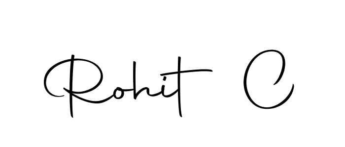 Make a beautiful signature design for name Rohit C. With this signature (Autography-DOLnW) style, you can create a handwritten signature for free. Rohit C signature style 10 images and pictures png
