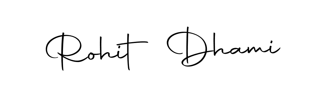 The best way (Autography-DOLnW) to make a short signature is to pick only two or three words in your name. The name Rohit Dhami include a total of six letters. For converting this name. Rohit Dhami signature style 10 images and pictures png