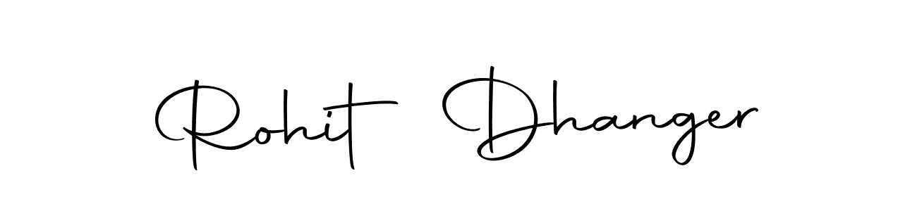 if you are searching for the best signature style for your name Rohit Dhanger. so please give up your signature search. here we have designed multiple signature styles  using Autography-DOLnW. Rohit Dhanger signature style 10 images and pictures png