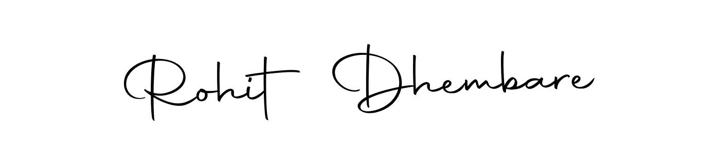 Autography-DOLnW is a professional signature style that is perfect for those who want to add a touch of class to their signature. It is also a great choice for those who want to make their signature more unique. Get Rohit Dhembare name to fancy signature for free. Rohit Dhembare signature style 10 images and pictures png