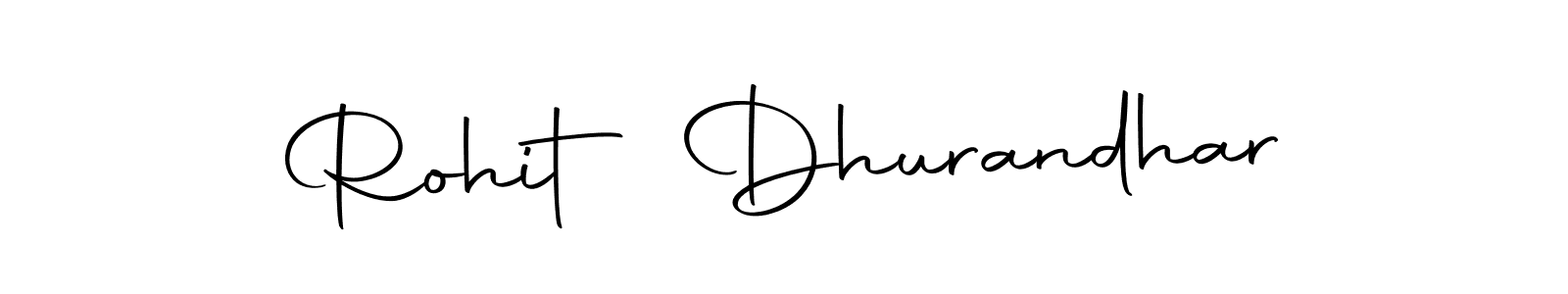 Create a beautiful signature design for name Rohit Dhurandhar. With this signature (Autography-DOLnW) fonts, you can make a handwritten signature for free. Rohit Dhurandhar signature style 10 images and pictures png
