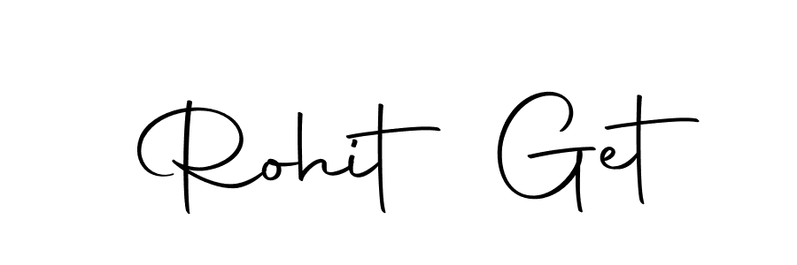 Design your own signature with our free online signature maker. With this signature software, you can create a handwritten (Autography-DOLnW) signature for name Rohit Get. Rohit Get signature style 10 images and pictures png