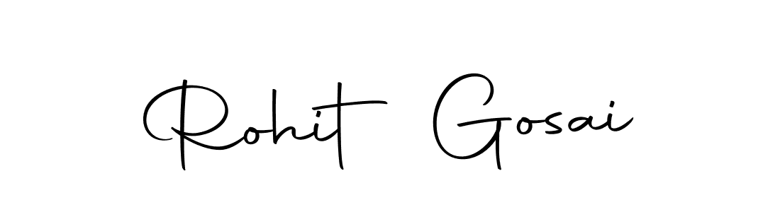 You can use this online signature creator to create a handwritten signature for the name Rohit Gosai. This is the best online autograph maker. Rohit Gosai signature style 10 images and pictures png