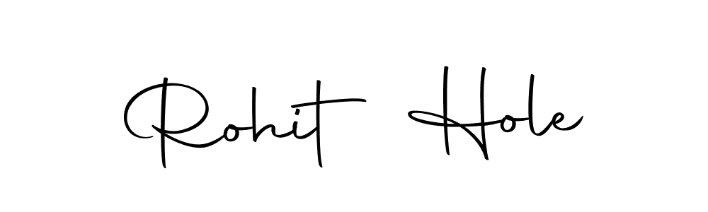 Make a beautiful signature design for name Rohit Hole. With this signature (Autography-DOLnW) style, you can create a handwritten signature for free. Rohit Hole signature style 10 images and pictures png