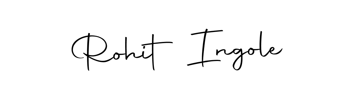 The best way (Autography-DOLnW) to make a short signature is to pick only two or three words in your name. The name Rohit Ingole include a total of six letters. For converting this name. Rohit Ingole signature style 10 images and pictures png