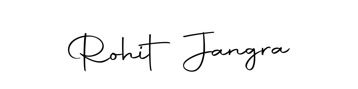 Design your own signature with our free online signature maker. With this signature software, you can create a handwritten (Autography-DOLnW) signature for name Rohit Jangra. Rohit Jangra signature style 10 images and pictures png