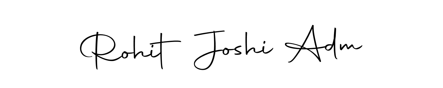 Make a beautiful signature design for name Rohit Joshi Adm. With this signature (Autography-DOLnW) style, you can create a handwritten signature for free. Rohit Joshi Adm signature style 10 images and pictures png