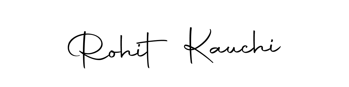 Create a beautiful signature design for name Rohit Kauchi. With this signature (Autography-DOLnW) fonts, you can make a handwritten signature for free. Rohit Kauchi signature style 10 images and pictures png