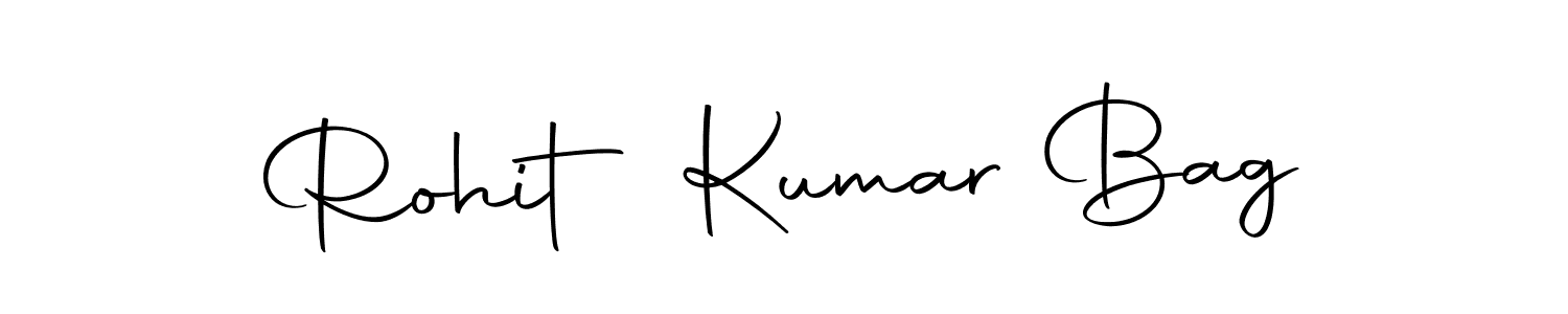 Use a signature maker to create a handwritten signature online. With this signature software, you can design (Autography-DOLnW) your own signature for name Rohit Kumar Bag. Rohit Kumar Bag signature style 10 images and pictures png