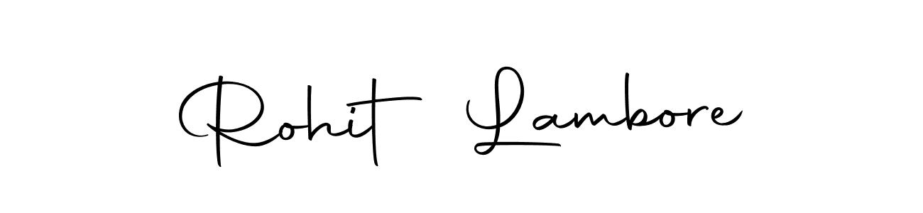 Design your own signature with our free online signature maker. With this signature software, you can create a handwritten (Autography-DOLnW) signature for name Rohit Lambore. Rohit Lambore signature style 10 images and pictures png