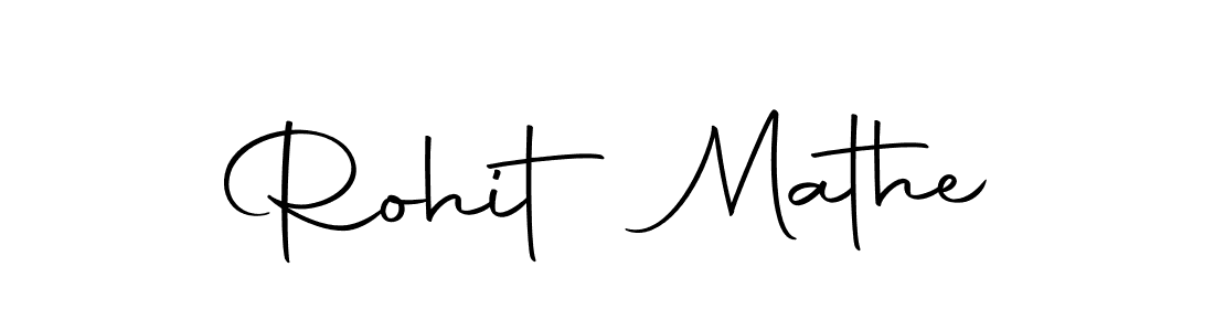 Use a signature maker to create a handwritten signature online. With this signature software, you can design (Autography-DOLnW) your own signature for name Rohit Mathe. Rohit Mathe signature style 10 images and pictures png