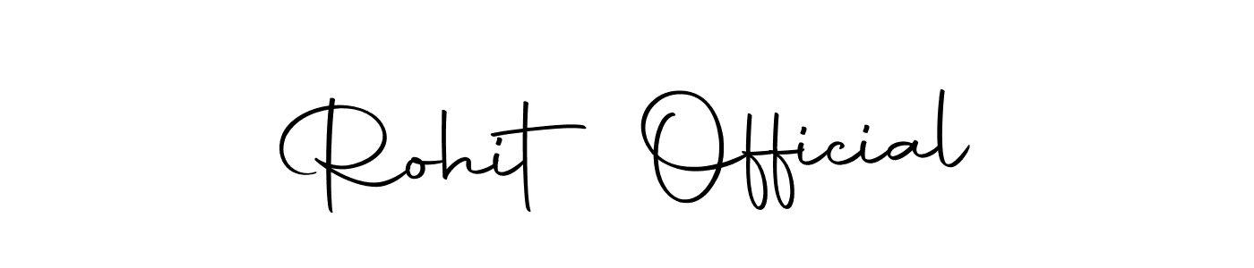 if you are searching for the best signature style for your name Rohit Official. so please give up your signature search. here we have designed multiple signature styles  using Autography-DOLnW. Rohit Official signature style 10 images and pictures png