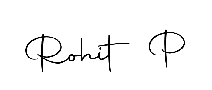 Design your own signature with our free online signature maker. With this signature software, you can create a handwritten (Autography-DOLnW) signature for name Rohit P. Rohit P signature style 10 images and pictures png