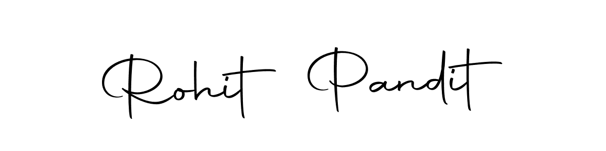 Also we have Rohit Pandit name is the best signature style. Create professional handwritten signature collection using Autography-DOLnW autograph style. Rohit Pandit signature style 10 images and pictures png