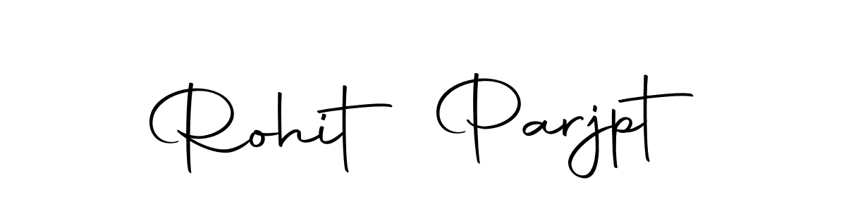 Create a beautiful signature design for name Rohit Parjpt. With this signature (Autography-DOLnW) fonts, you can make a handwritten signature for free. Rohit Parjpt signature style 10 images and pictures png