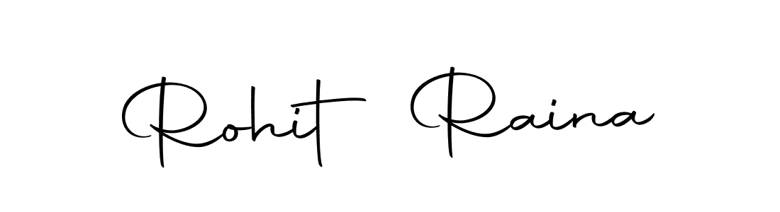 Design your own signature with our free online signature maker. With this signature software, you can create a handwritten (Autography-DOLnW) signature for name Rohit Raina. Rohit Raina signature style 10 images and pictures png