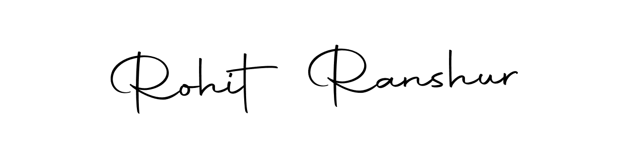 Design your own signature with our free online signature maker. With this signature software, you can create a handwritten (Autography-DOLnW) signature for name Rohit Ranshur. Rohit Ranshur signature style 10 images and pictures png