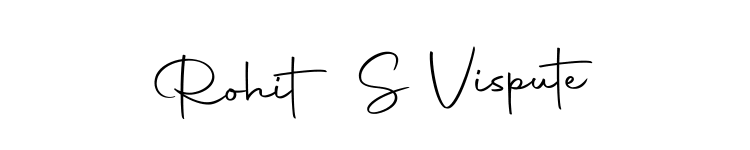 Use a signature maker to create a handwritten signature online. With this signature software, you can design (Autography-DOLnW) your own signature for name Rohit S Vispute. Rohit S Vispute signature style 10 images and pictures png