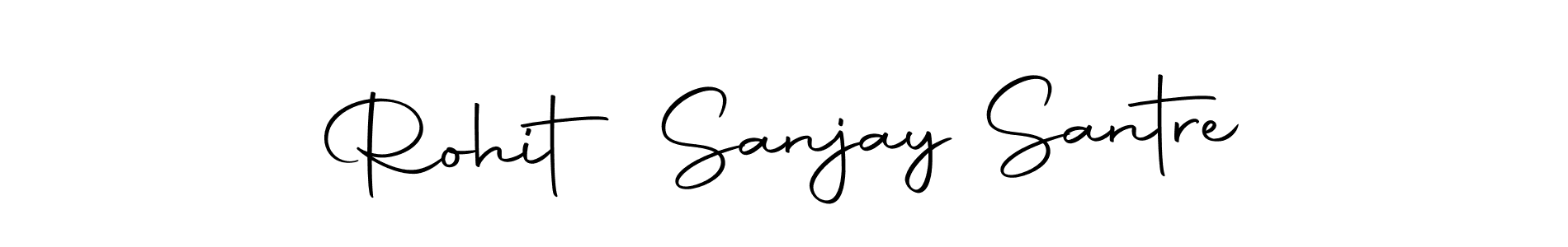 How to make Rohit Sanjay Santre name signature. Use Autography-DOLnW style for creating short signs online. This is the latest handwritten sign. Rohit Sanjay Santre signature style 10 images and pictures png