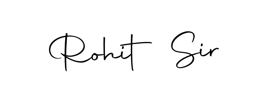 Create a beautiful signature design for name Rohit Sir. With this signature (Autography-DOLnW) fonts, you can make a handwritten signature for free. Rohit Sir signature style 10 images and pictures png