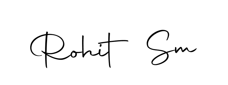 Create a beautiful signature design for name Rohit Sm. With this signature (Autography-DOLnW) fonts, you can make a handwritten signature for free. Rohit Sm signature style 10 images and pictures png