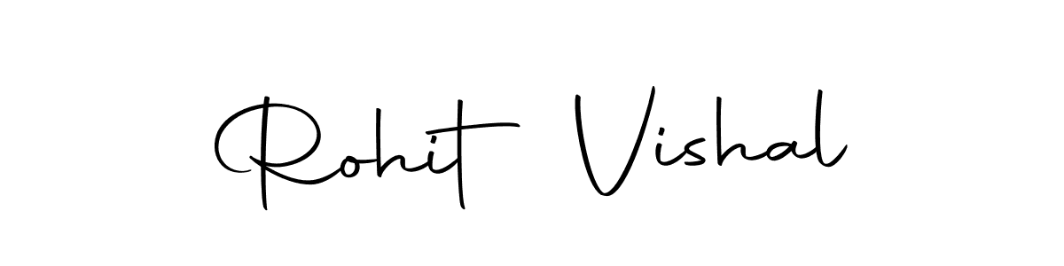 It looks lik you need a new signature style for name Rohit Vishal. Design unique handwritten (Autography-DOLnW) signature with our free signature maker in just a few clicks. Rohit Vishal signature style 10 images and pictures png