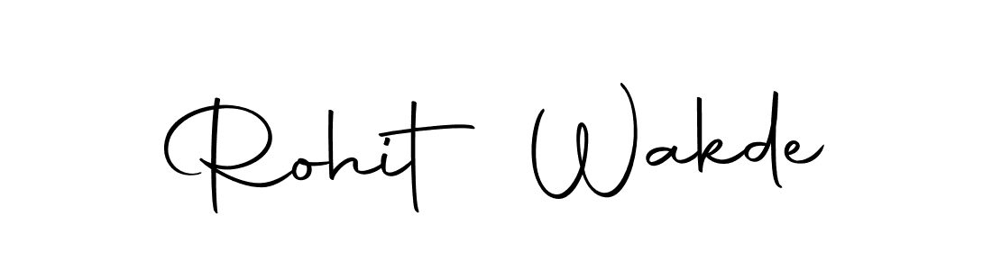 You can use this online signature creator to create a handwritten signature for the name Rohit Wakde. This is the best online autograph maker. Rohit Wakde signature style 10 images and pictures png