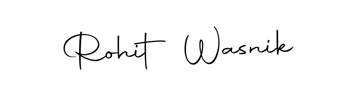 You can use this online signature creator to create a handwritten signature for the name Rohit Wasnik. This is the best online autograph maker. Rohit Wasnik signature style 10 images and pictures png