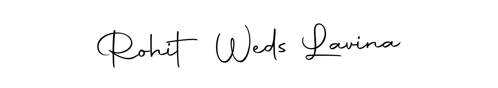 Make a beautiful signature design for name Rohit Weds Lavina. Use this online signature maker to create a handwritten signature for free. Rohit Weds Lavina signature style 10 images and pictures png