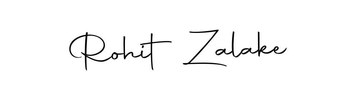 Use a signature maker to create a handwritten signature online. With this signature software, you can design (Autography-DOLnW) your own signature for name Rohit Zalake. Rohit Zalake signature style 10 images and pictures png