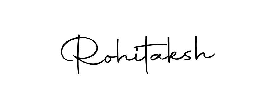 How to make Rohitaksh name signature. Use Autography-DOLnW style for creating short signs online. This is the latest handwritten sign. Rohitaksh signature style 10 images and pictures png